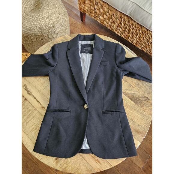 J. Crew Slim Schoolboy Wool Blend Blazer Women's Size 0 Classy Academia Preppy - Picture 10 of 12